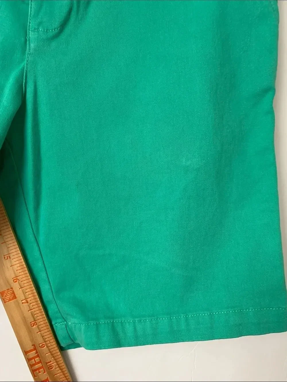 Berkley Jensen Men's Green Classic Chino Shorts Size 34